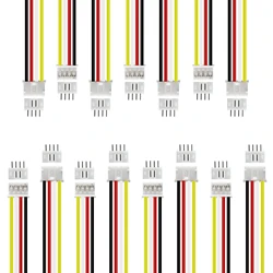 30 pçs/lote 4 Pinos JST Conector Macho para Fêmea com Cabo de 150 milímetros 26AWG, XH2.0 Plug Conector do Soquete do Cabo de Fio Eletrônico Fio
