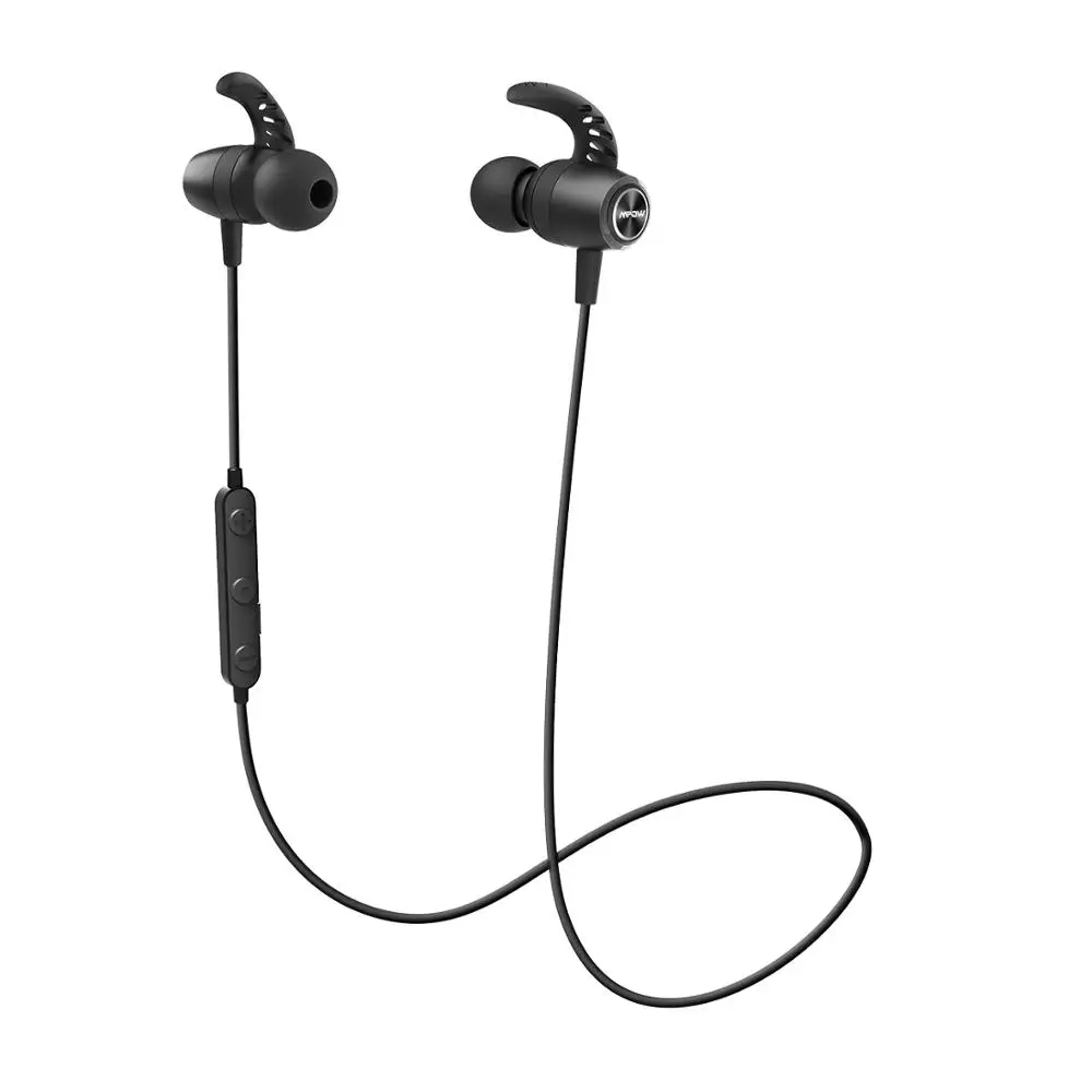Black Sport Earphone Mpow S16 Спортивные Беспроводные наушники магнитные Bluetooth 5,0 наушники с IPX7 водонепроницаемые 12H время воспроизведения для iPhone 11 samsung S9 - Цвет: Black Sport Earphone