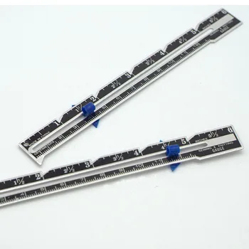 

Durable Woodworking Measuring Kit Garment Ruler Sewing Allowance For Measure Buttons Margins Positioning Simple Compasses