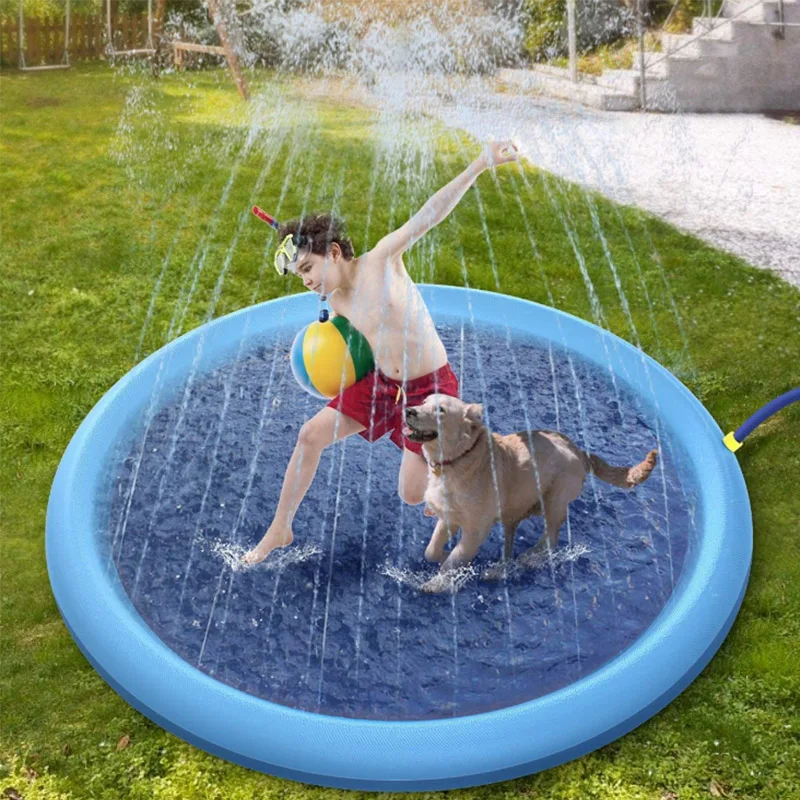 Sprinkler-Pad Swimming-Pool Outdoor Splash for Kids Pet-Dog Toddlers And Babies Girls