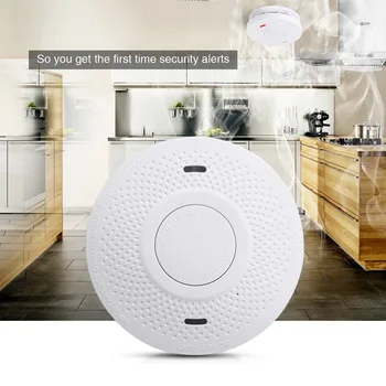 

Smoke and carbon monoxide composite detector Smoke Fire Sensitive Detector Home Security Wireless Alarm Smoke Fire Alarm