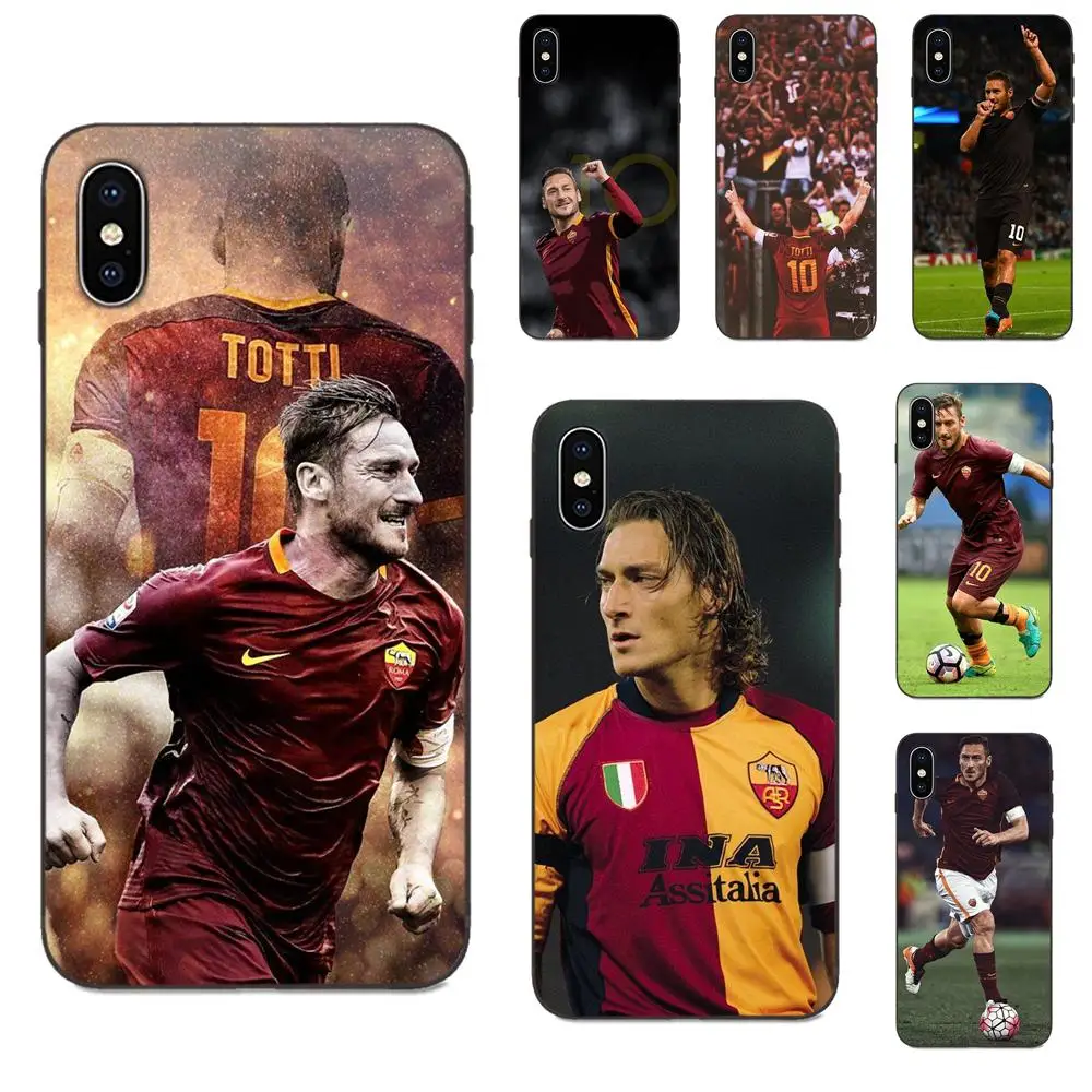 

Clear Soft Shell Francesco Totti Football Star For Xiaomi Redmi Note 3 3S 4 4A 4X 5 5A 6 6A 7 7A K20 Plus Pro S2 Y2 Y3