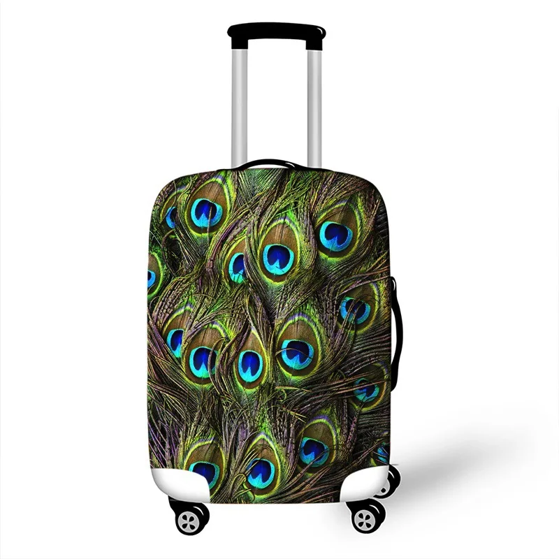 

Fashion Suitcase Cover High Elastic Feather Luggage Case Dust Cover For 18-32 Inch Trolley Suitcase Essential Travel Accessories