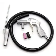 Пневматический воздушный Пескоструйный пистолет промышленный пескоструйная машина с 2 насадками для ржавчины инструмент для удаления