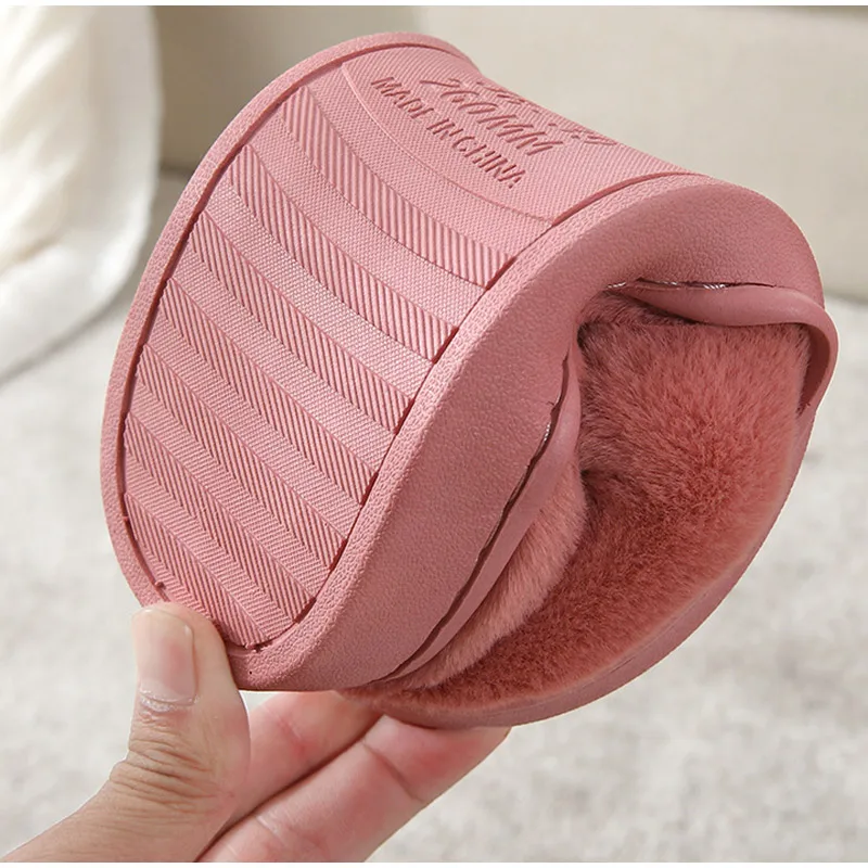 Pantoufles De Nuage De Fourrure Pour La Maison - Pantoufle Confort