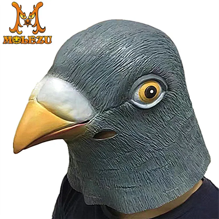 

Halloween Head Band Pigeon Mask Super Meng Sparrow Mask Latex Animal Head Band lulin arts&cralts se niao Head Band Columba