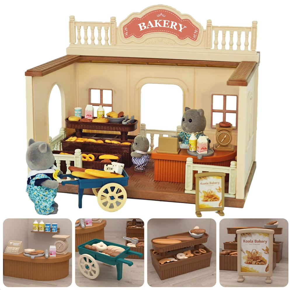 bar hemel zuur Bos Familie Melk Brood Supermarkt Miniaturen Dinette Kind Speelgoed Keuken  Koekjes Bakkerij Mini Voedsel Poppenhuis Boodschappen Speelgoed Gift|Boodschappen  speelgoed| - AliExpress