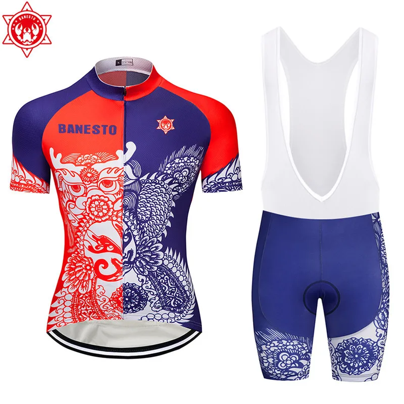 

2020 Summer Banesto Cycling Jersey Set Breathable MTB Bicycle Cycling Clothes Mountain Bike Wear Clothes Maillot Ropa Ciclismo