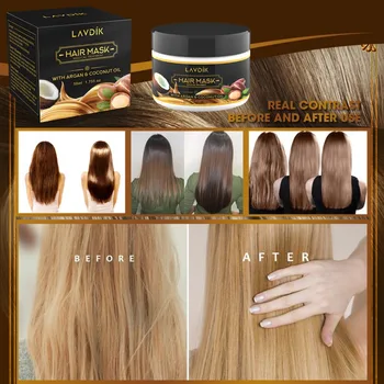 

Deep Repairing Hair Mask Nourishing Hair Hairy Roots Anti-drying Anti-fork Hair Mask Mud