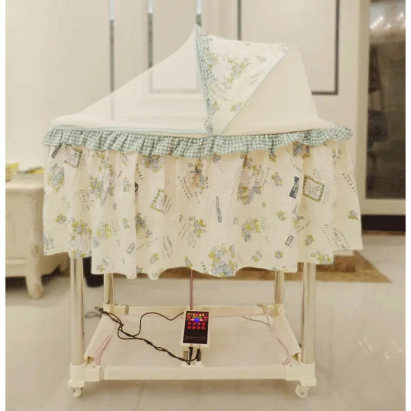 automatic rocking baby bed