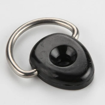 

4pcs Modern Marine Camping Sailing D Ring Kayak Canoe Accessories Rigging Tie Down Loop Buckle Pivoting Small Water Sports