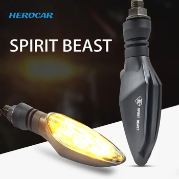 

SPIRIT BEAST Motorcycle Turn Lights Modified Car Waterproof Turn Lights LED Direction Lights Decorative Lights#