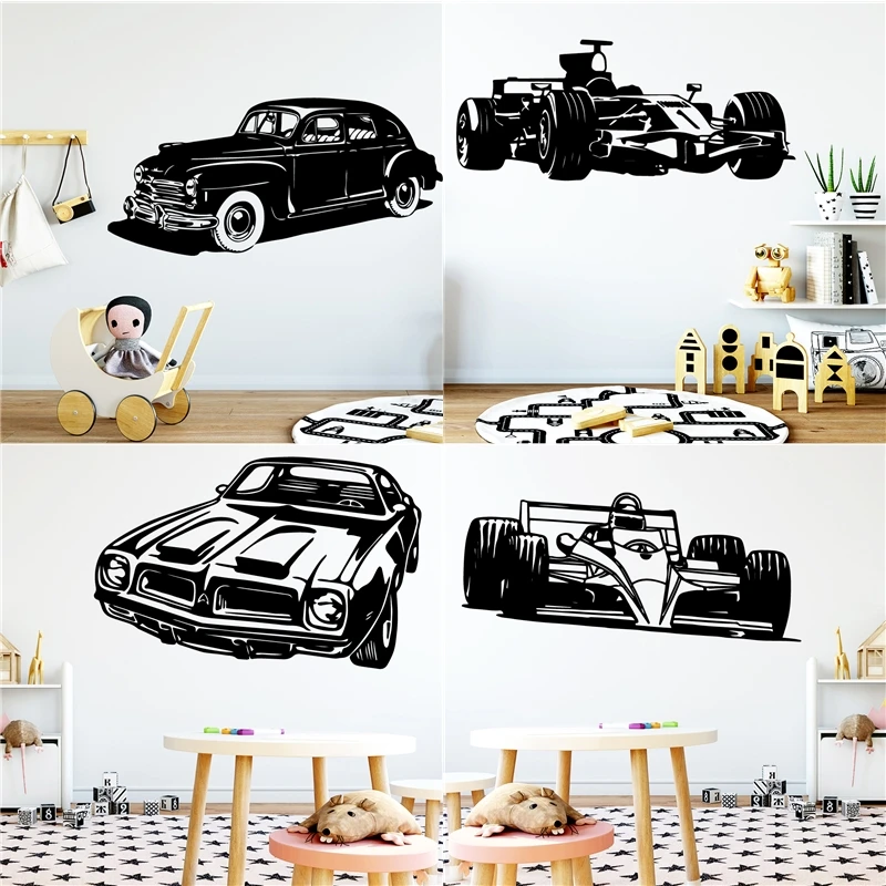 Large Size Classic Car Vinyl Wall Sticker Home Decor Stikers Wall