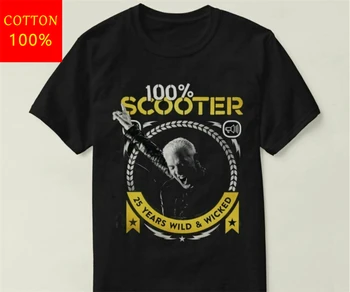 

Scooter Techno 25 Years Of Hardcore Tour TShirt Trance Hyper Rave Tshirt Stylish Custom Tee Shirt