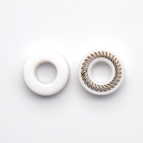 Ceimin Manufacturer PTFE Spring Seal 0.1875*0.386*0.134 SFI White PTFE Seals Rod Seal Ring 4.76x9.8x3.4 10PCS/LOT
