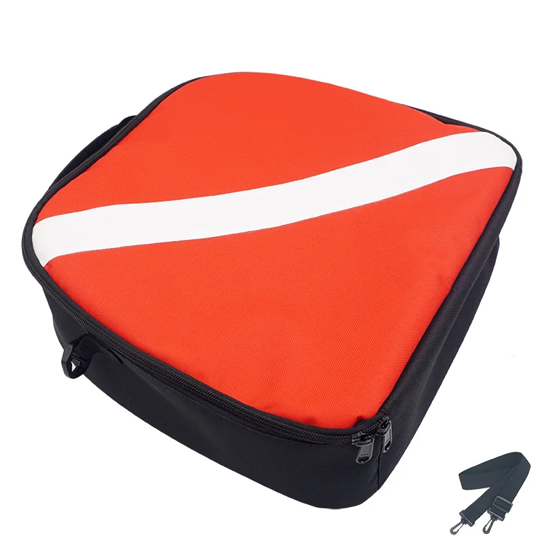 Waterproof Dry Bag Diving Storage Bag Diving Mesh Bag Scuba Diving Equipment Portable Durable Nylon Dive Flag Scuba Diving Protective Bag for Regulator Carrying Bag Backpack & Shoulder Strap