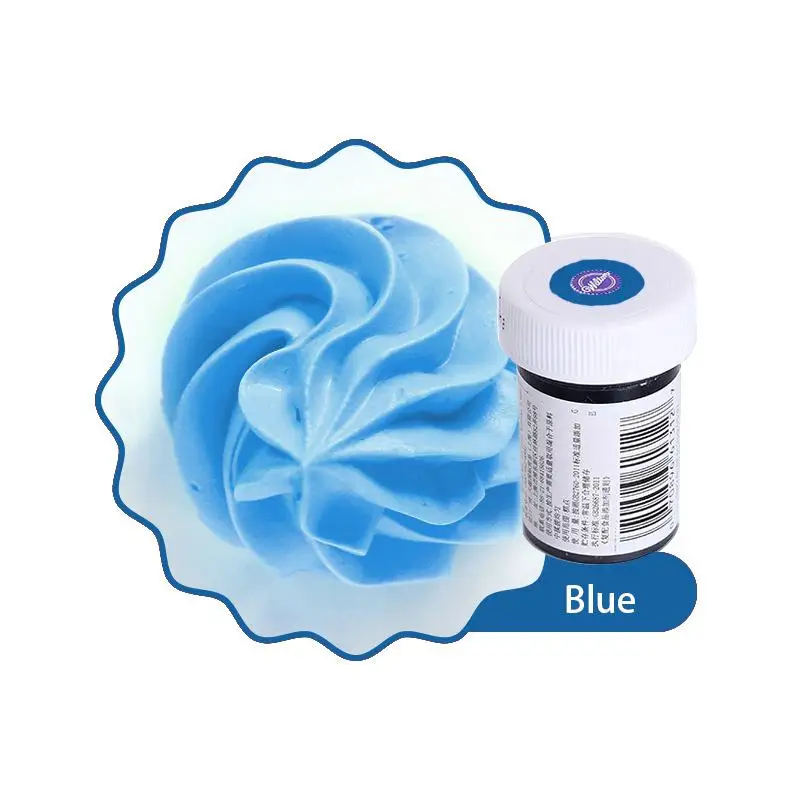 Blue Wilton США импортные пищевые цветные макароны крем пищевые красящие ингредиенты для выпечки торта пищевые цветные пигментные Инструменты для выпечки и кондитерских изделий - Цвет: Blue
