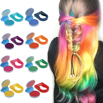 

8 Colors Hair Color Portable Hair Chalk Powder DIY Temporary Pastel Hair Dye Color Paint Beauty Soft Pastels Salon Styling