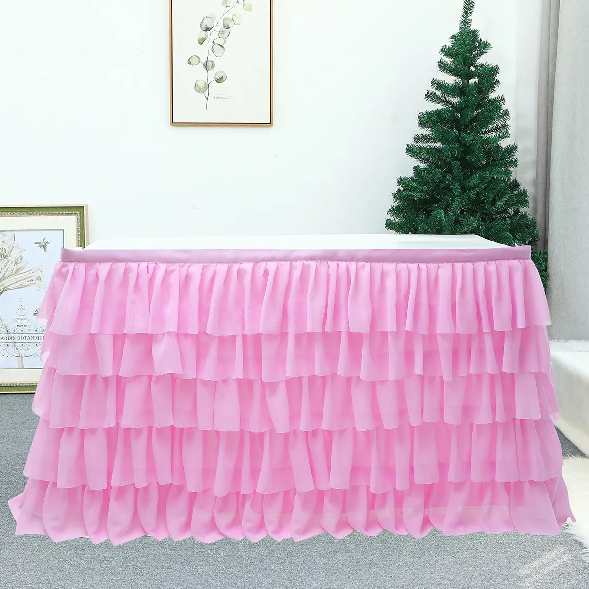Tulle Fabric Wedding Party Tutu Tulle Table Skirt Cover