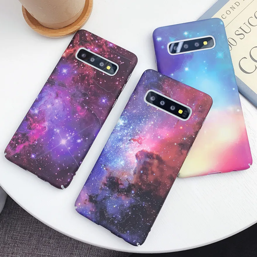 

night sky Magic case Phone Case For Samsung Galaxy S8 S9 S10 Plus S10e Note 8 9 10 A6 A7 2018 J6 2018 A50 A70 Hard Cover