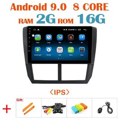64G 1280P Android 9,0 Carplay gps радио для Subaru Forester/Forester 3 SH 2007-2013 мультимедийный экран аксессуары седан без DVD - Цвет: 9.0 2G 16G