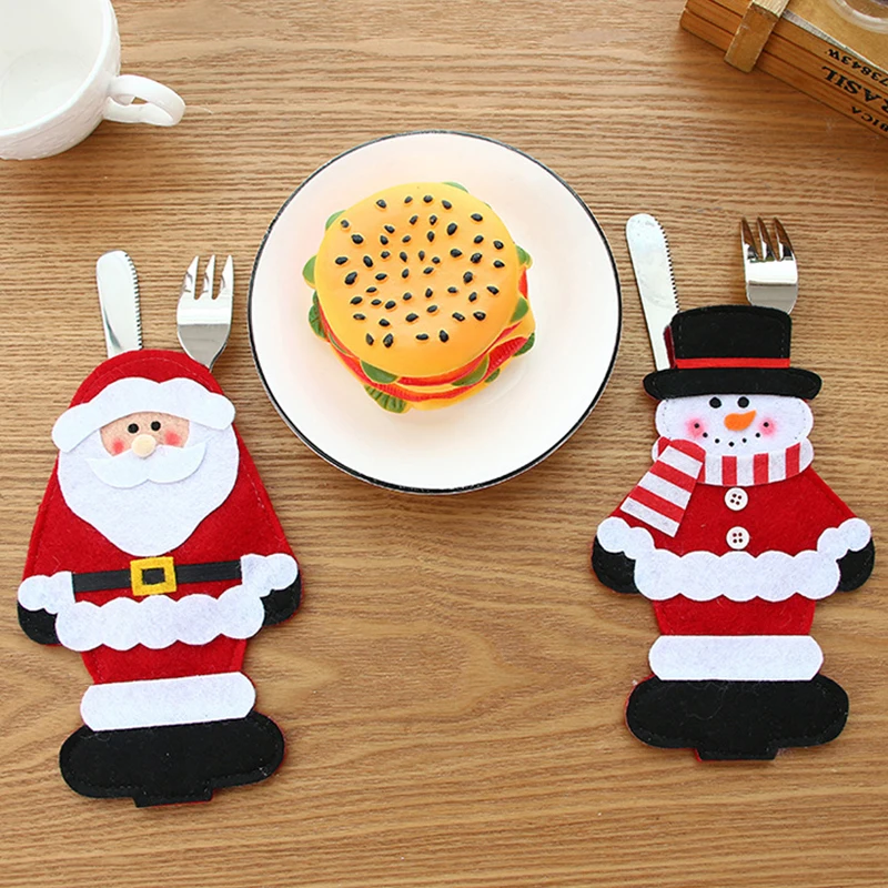 Christmas Knife And Fork Set/Santa Cutlery Set/Home Decor/DIY House/Christmas Home Decorations/Christmas Mini Cutlery Set Christmas Knife And Fork Set/Santa Cutlery Set/Home Decor/DIY House/Christmas Home Decorations/Christmas Mini Cutlery Set