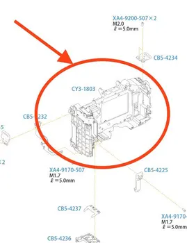 

NEW For Canon 77D / EOS 9000D Middle Frame Back Main Body Fixed CMOS Image Sensor CY3-1803 Camera Replacement Spare Part
