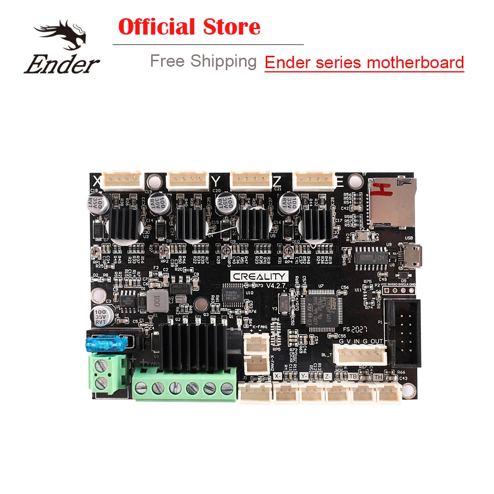 Creality-silencioso Mainboard Peças Impressora 3d 32 Bits Motherboard Ender v2 Ender Pro V4.2.2 V4.2.7 - Imagem 4