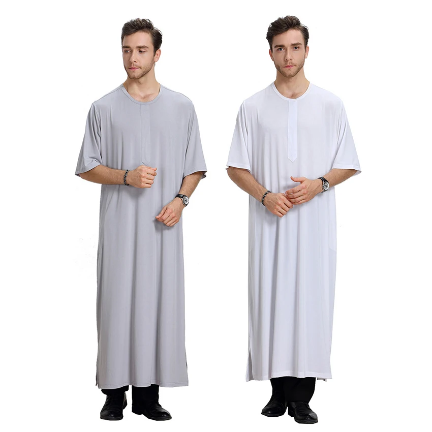Мусульманская мусульманская одежда для мужчин арабский длинный халат Курта Тауб