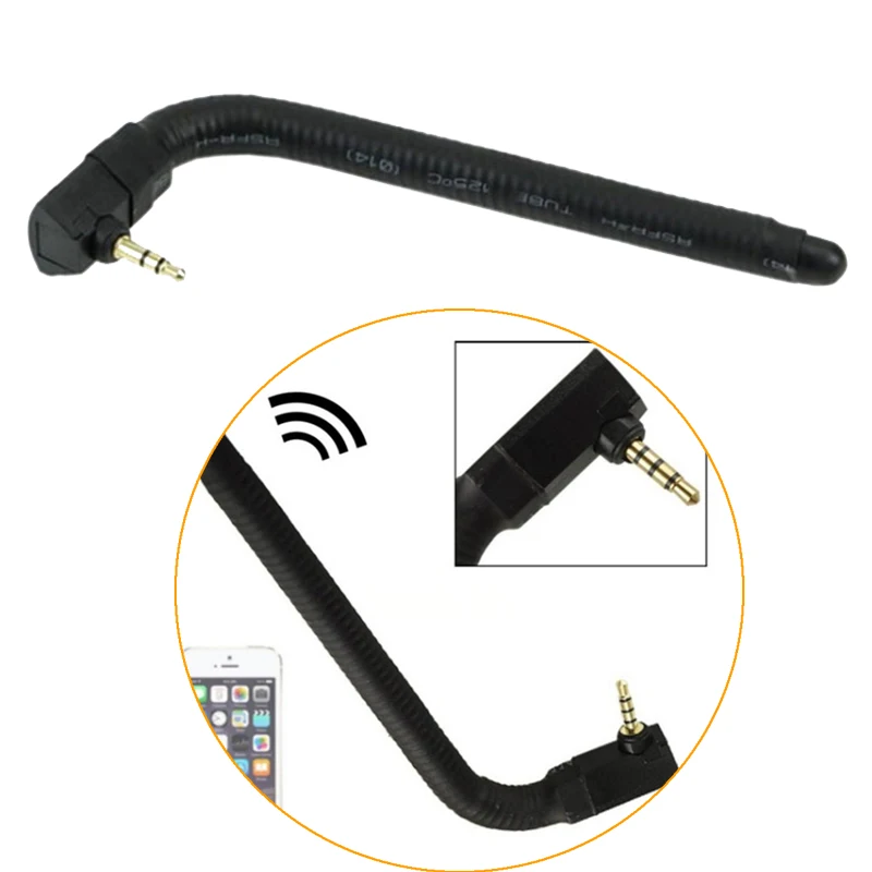 3.5mm External Wireless Signal Booster Outdoor AV TV FM Radio GPS Antenna 3G 6dBi Antenna For Mobile Phone