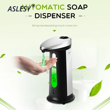 

Liquid Soap Dispenser 400Ml Automatic Smart Sensor Touchless ABS Electroplated Sanitizer Dispensador Bottle for Kitchen Bathroom