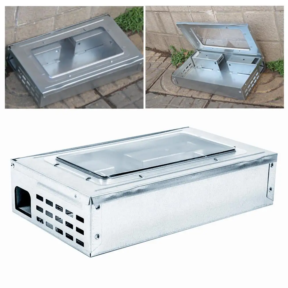 1Pcs Mouse Trap Multifunctional Perspective Window Bait Box Mouse Trap Cage Environmental friendly for Household Use