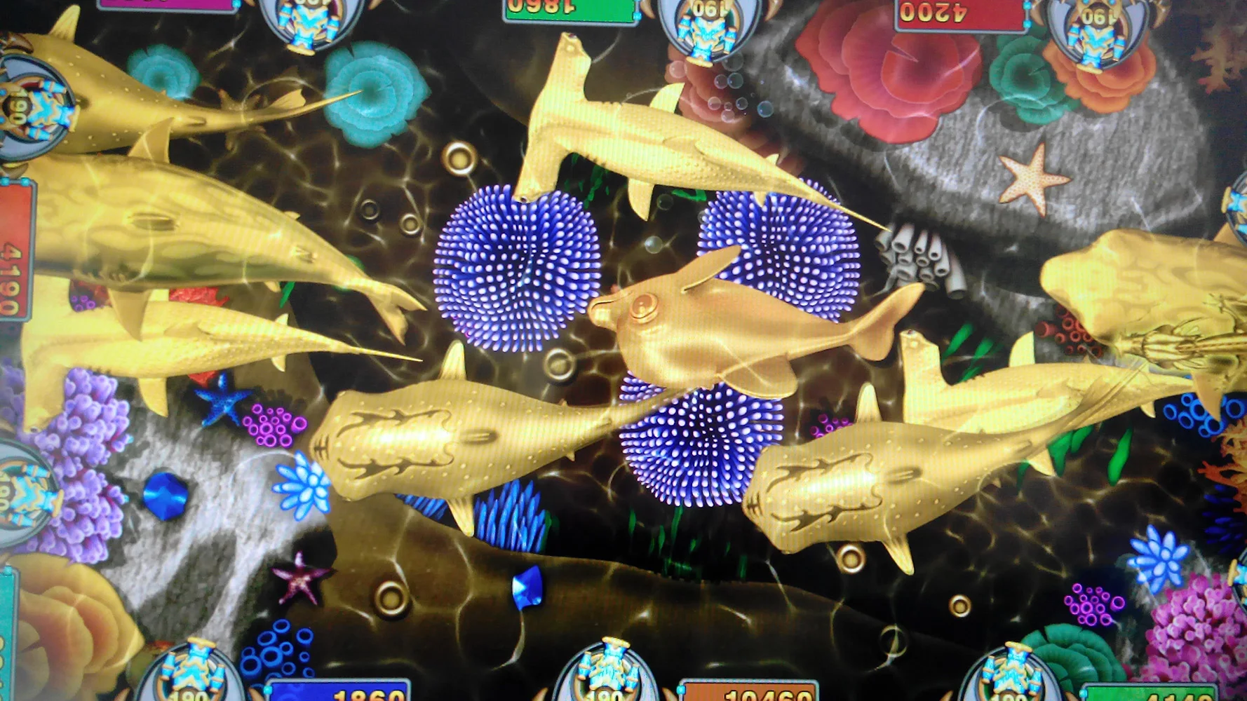 Arcade Shooting Game Machine Host Accessories for 6-10 Players Description Image.This Product Can Be Found With The Tag Names Board Game, Fish hunter game machine, Sports Entertainment