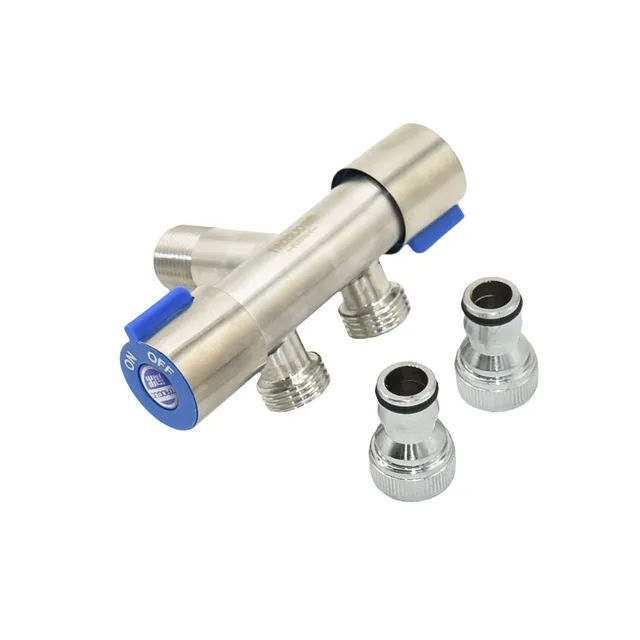 Fém 1/2 Hüvelykes Hím, "-Es 2 -Es Kerti Csapvíz -Hasító Daruk 5/8" Y Öntözőszelep Konyha Fürdőszoba Adapter 1Db - Image 6