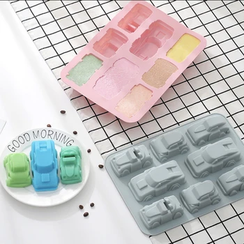

3D SUV Car Fondant Chocolate Bake Molds Cupcake Decorating Cake Silicone Mold Biscuits Candy Clay Moulds Home Baking Tool