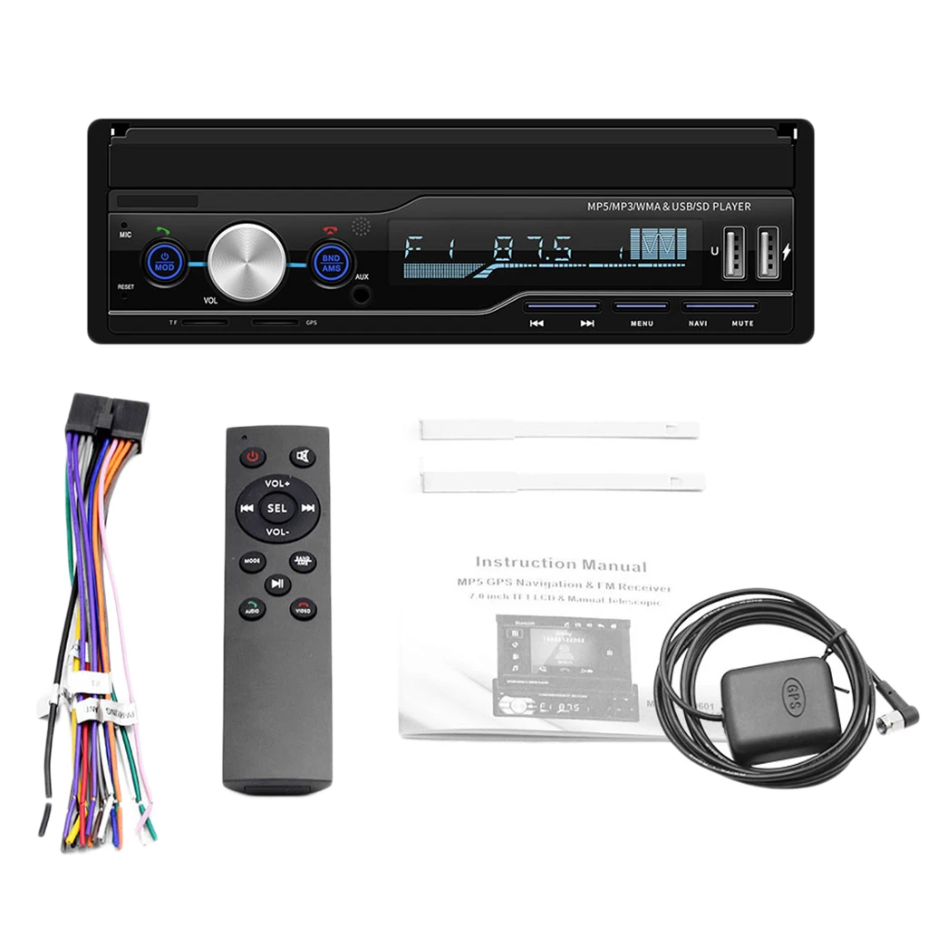 7 ''автомобиль 2 Din MP5 плеер Bluetooth стерео радио FM с сенсорным экраном T100
