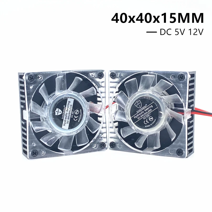 Ventilador de Refrigeração Bga com Dissipador de Calor Refrigerador 2pin dc 5v 12v 0.1a 40 mm 4cm 40 mm 40×15 mm 4010 Novo