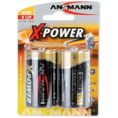 ANSMANN X-POWER 5015633 LR20 2 шт. | Электроника