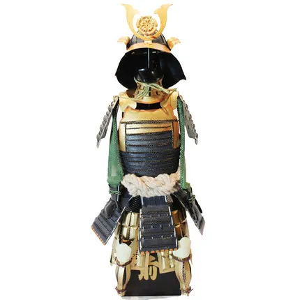 16*42 см большие японские Самурайские доспехи украшения железные Коллекционные фигурки ручной работы отель орнамент для гостиной - Цвет: Green armor