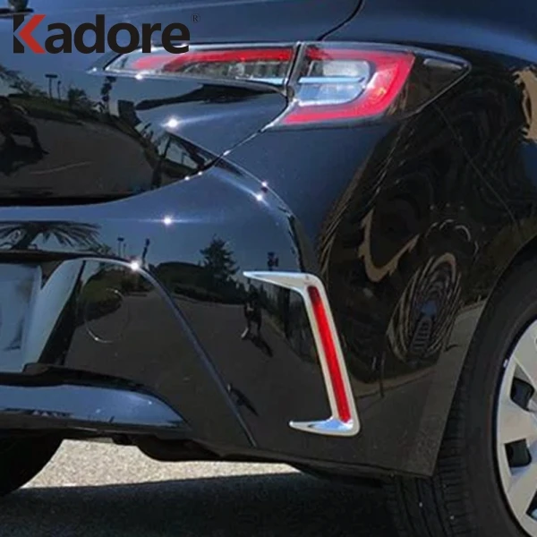 Для Toyota Corolla хэтчбек ABS Хром Передняя противотуманная фара задний хвост противотуманная фара крышка отделка автомобиля Защита внешние аксессуары