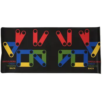 

Push-Up Bracket Push Up Rack Board 9 In 1 Body Building Fitness Exercise Tools Men Women Push-Up Stands For Gym Body Training-AB