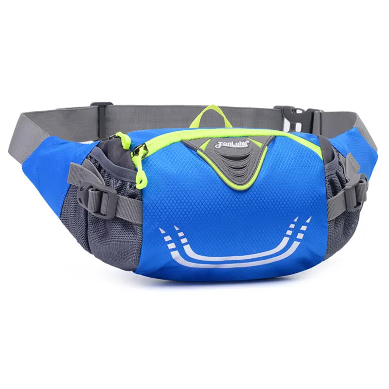 

Outdoor Sport Bag Nylon Unisex Running Cycling Climbing Riding Waist Bag Waterproof Multi-function Sports Water Bottle Pockets