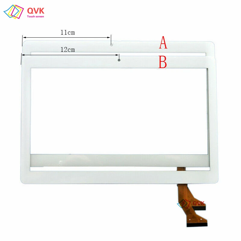 

10.1 inch New black white for LNMBBS X109 Tablet PC Capacitive Touch Screen Digitizer Sensor External Glass Panel 237*167mm