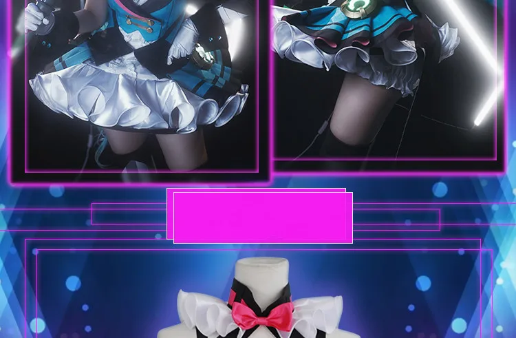 Ботинки для Маскарадного костюма с названием песни «Hatsune Miku Magic Мику для цирка, косплея костюм костюмы на Хэллоуин, подарок на день рождения женские модельные туфли
