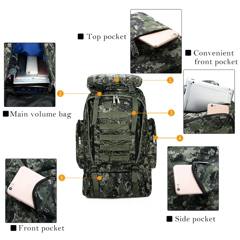 Puimentiua Открытый Военный Рюкзак Molle сумки Пешие Прогулки Рюкзак Кемпинг путешествия треккинг рюкзаки Прямая поставка