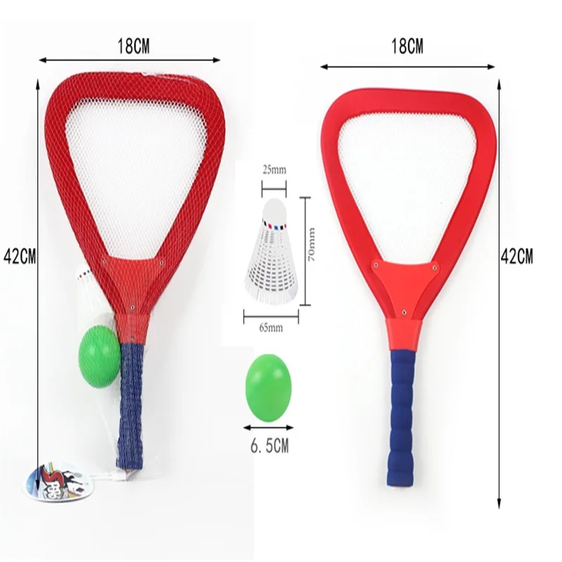 

Parent And Child Interactive Triangular Racket Children Cloth Racket Educational Sports Shuttlecock Toy