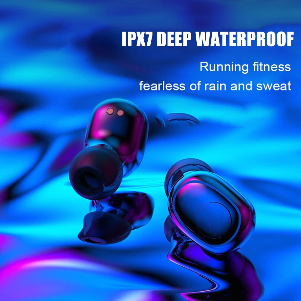 G6S Portable Wireless Bluetooth Stereo Sports In-Ear Earphones with Charging Box