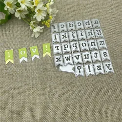 mold Letter symbol banner Metal Cutting Dies Stencils For DIY Scrapbooking Decorative Embossing Handcraft Die Cutting Template