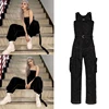 kpop ROSE Women Casual loose Demin Jumpsuit Trousers Jeans Ladies Overalls fashion Jeans Rompers Female hip hop Summer pants ► Photo 1/6
