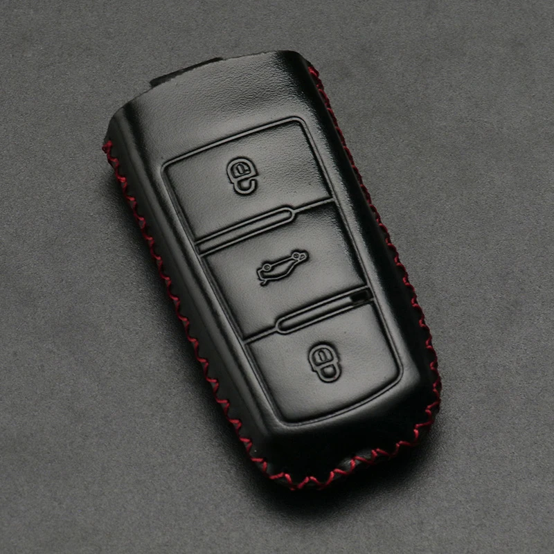 Кожаный чехол для ключей Vw Passat B7 Magotan CC Leon, чехол для ключей Volkswagen Passat Cc, чехол для ключей для защиты ключей